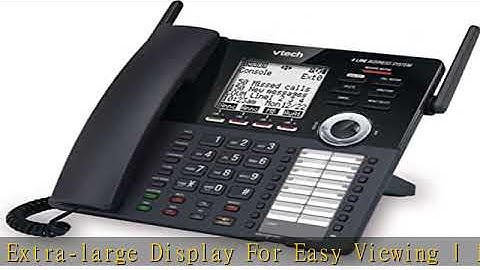 VTech AM18447 Main Console 4-Line Expandable Small Business Office Phone System with Answering Mach