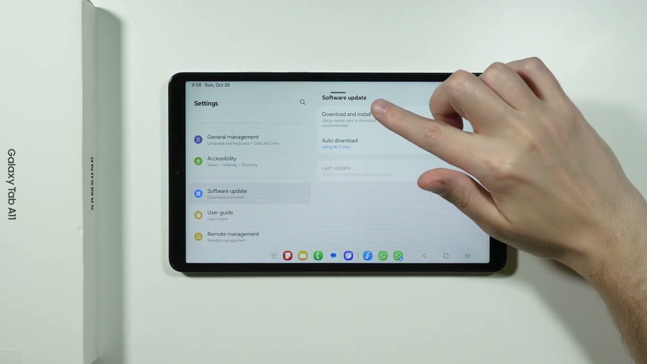 Samsung Galaxy Tab A11/A11+: How to Update Software (Update