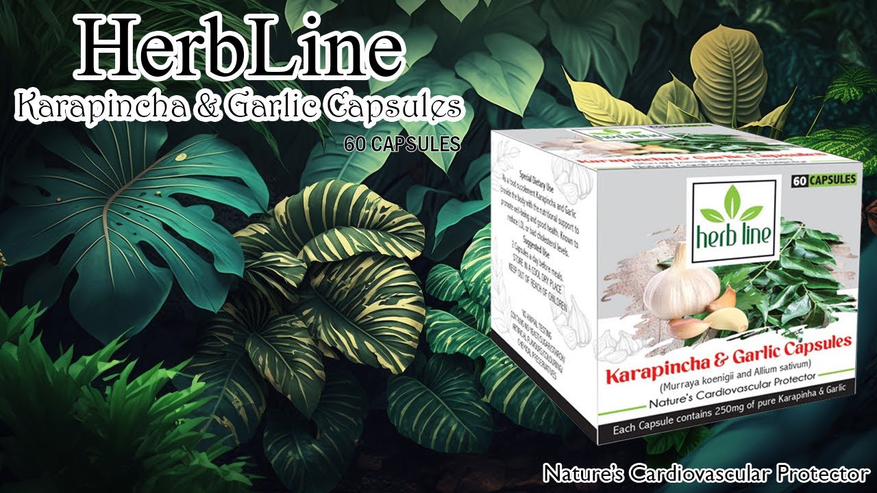 Herbline Karapincha and Garlic Capsule Sinhala Review