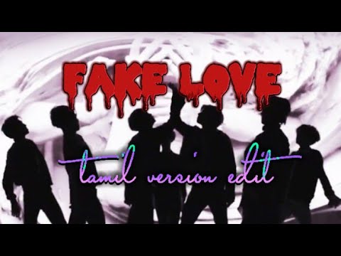 Bts Ot7 Whatsappstatus tamil||Fake Love Tamil version song~Bts tamil edits~ @winterbeargirl506