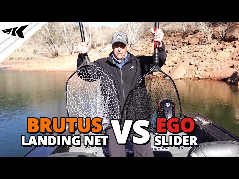 KastKing Brutus Fishing Landing Net vs Ego Slider Net 