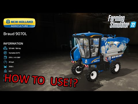 New Holland Braud 9070L〡 porte-outils pour Farming Simulator 2017