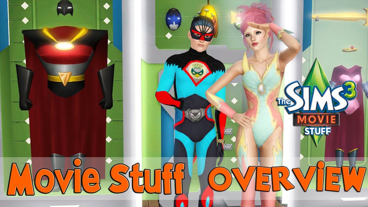 The Sims 3 Movie Stuff Pack! Overview! - YouTube