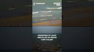 Watch: Meteotsunami Slams Argentina Coast, CCTV Captures Chaos