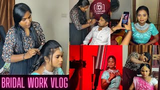 Velaiku polam vanga ✨❤️ | Work day in my life💄| Reception and Muhurtham makeover ❤️| Jaicy Victoria