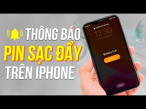 Vài bước đơn giản để cài đặt thông báo khi pin sạc đầy trên iphone