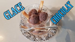 كلاص بالشكولا.                                        GLACE  AU CHOCOLAT