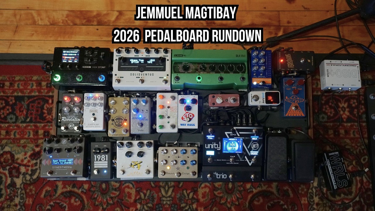 My Most INSANE Pedalboard Ever! 32x16 w/ MIDI & Loops | JEM