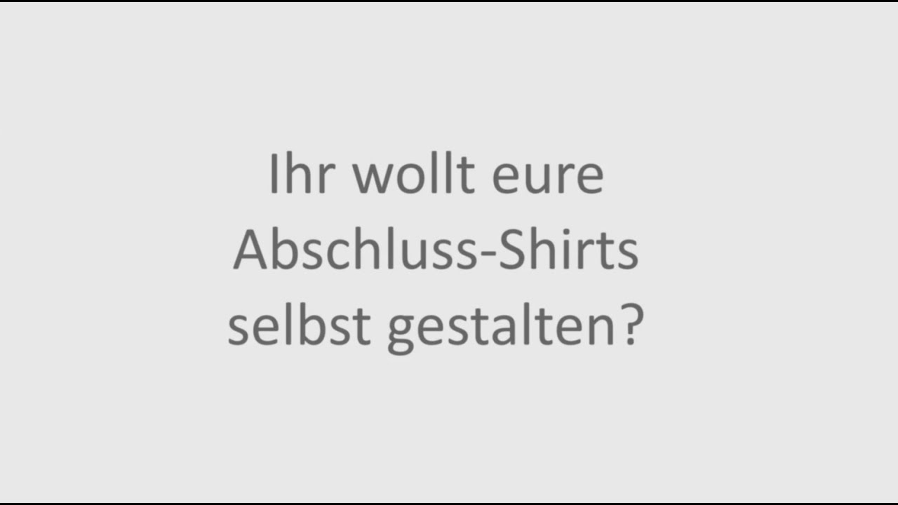 Abschluss T-Shirts selbst gestalten