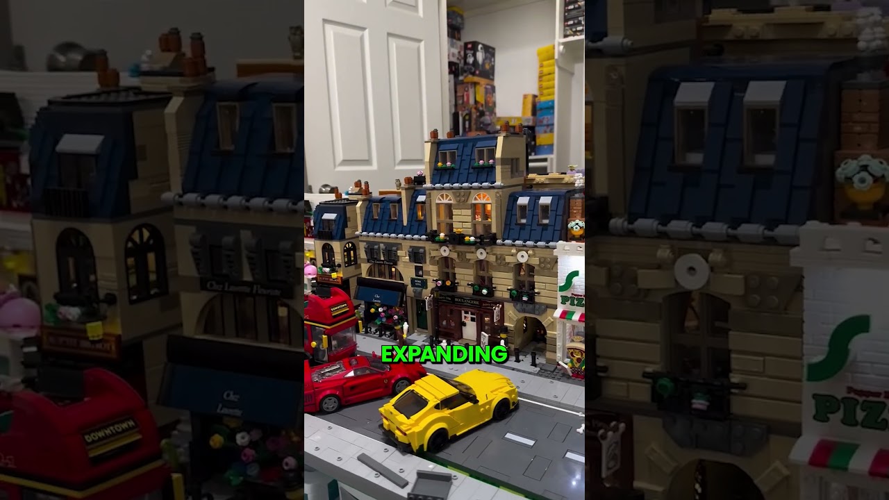 He Built a Massive LEGO City 🌃 @citybricks123