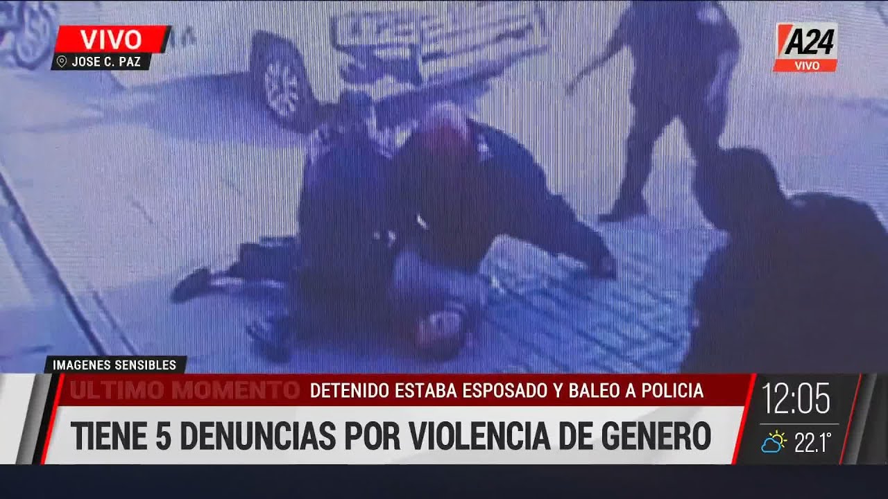 🚨 José C. Paz: estaba esposado y le disparó al policía para intentar fugarse 🚨 |A24