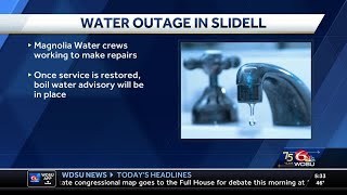 Water outage in Slidell