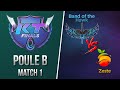 KT Finals - Poules - Band of the Hawk vs Zeste   Match 1