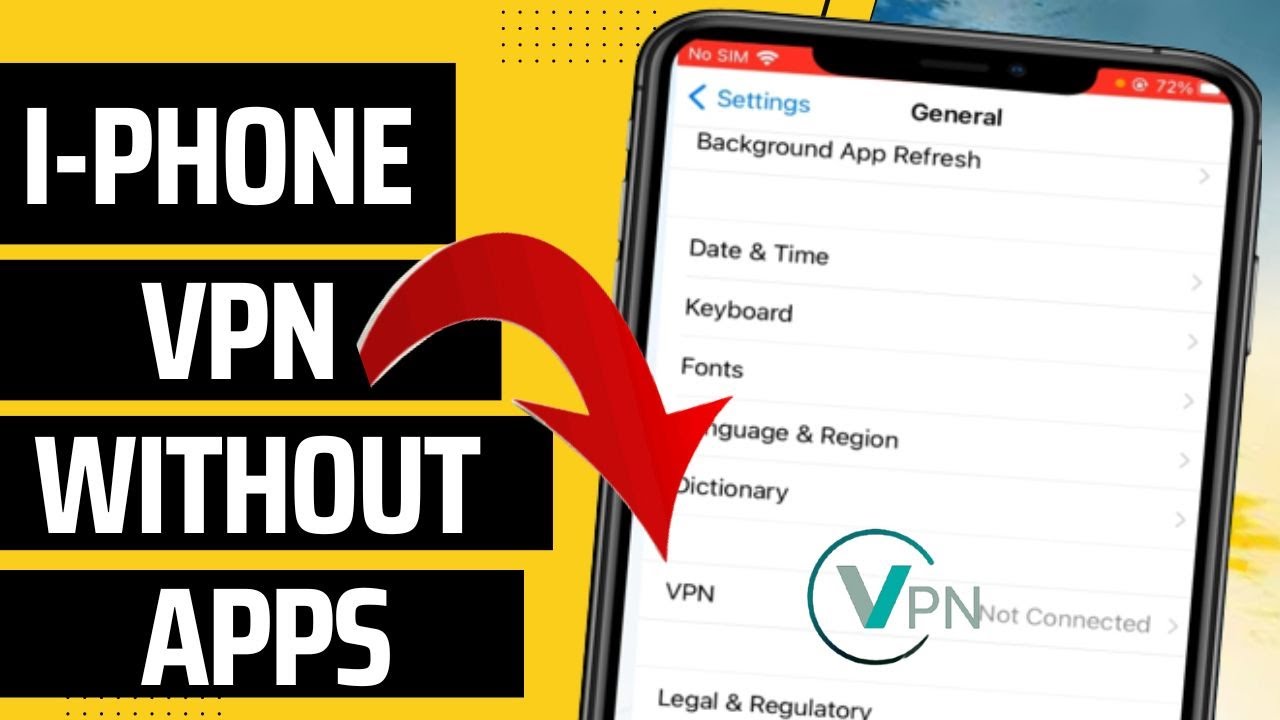 iPhone mobiles New VPN connect without apps 2023 - YouTube
