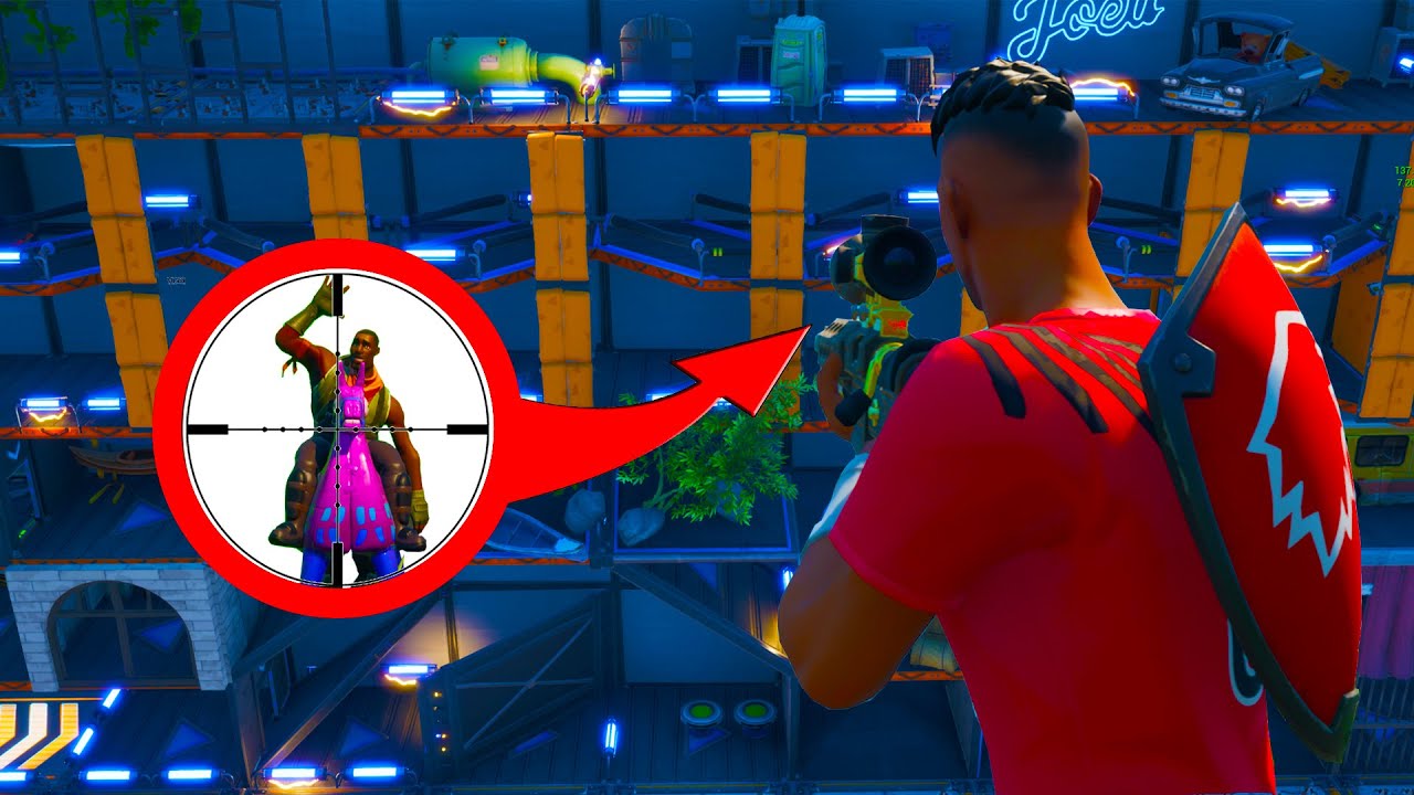 SNIPER vs RUNNER in Fortnite! mit @kidmave @odumanpique @AANDRE