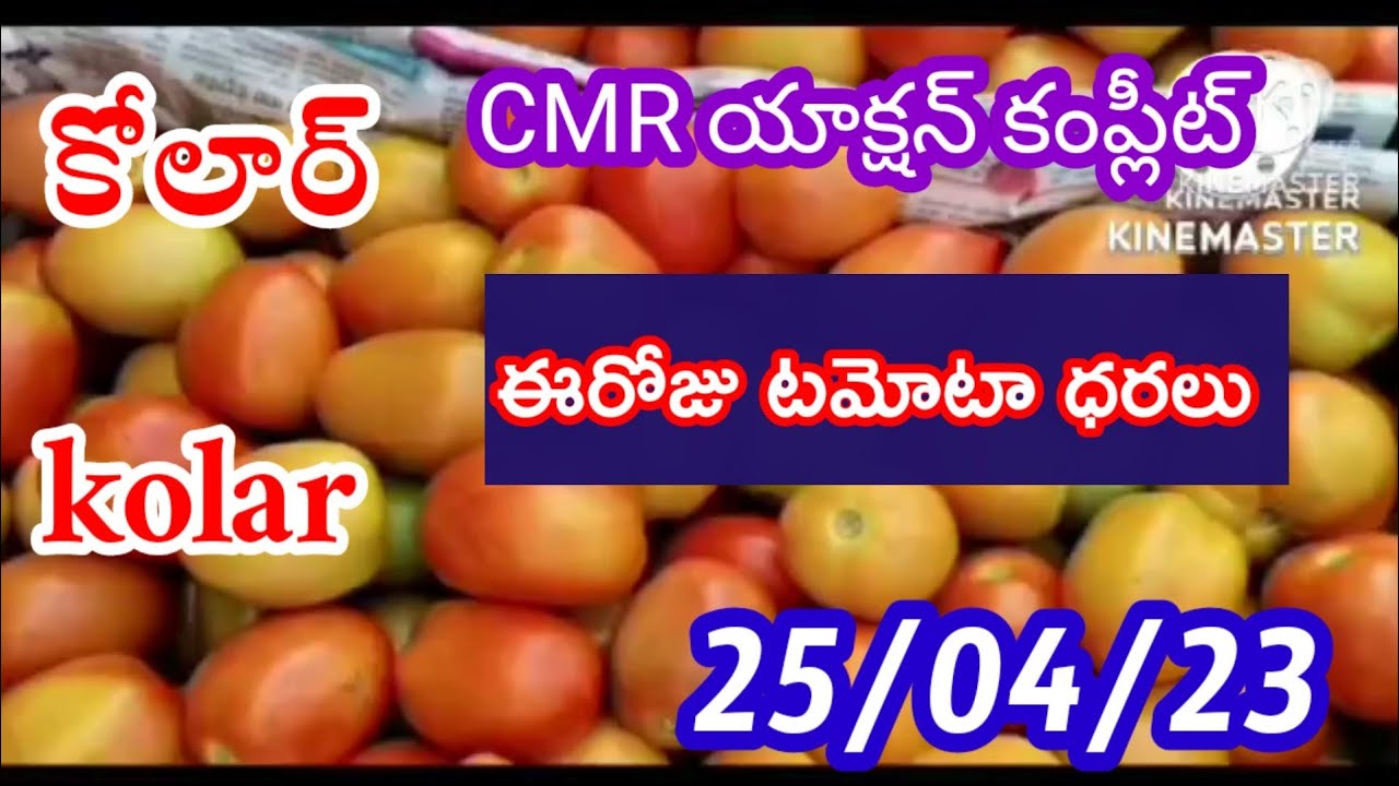 April 25, 2023today kolar market tamota rates top price in cmr mundy