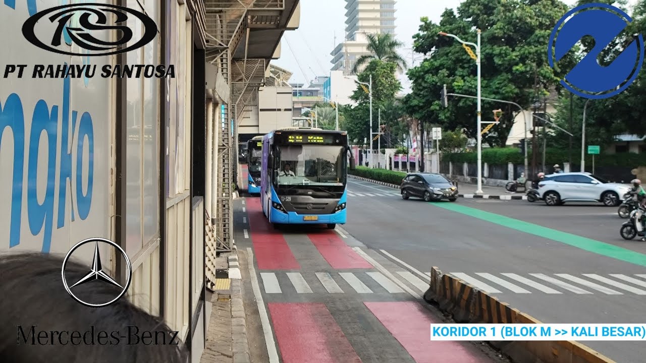 🔵[TRIP] TransJakarta MB OH-1526 NG Rahayu Santosa Cityliner (TJ-329) (MASJID AGUNG - MONAS)