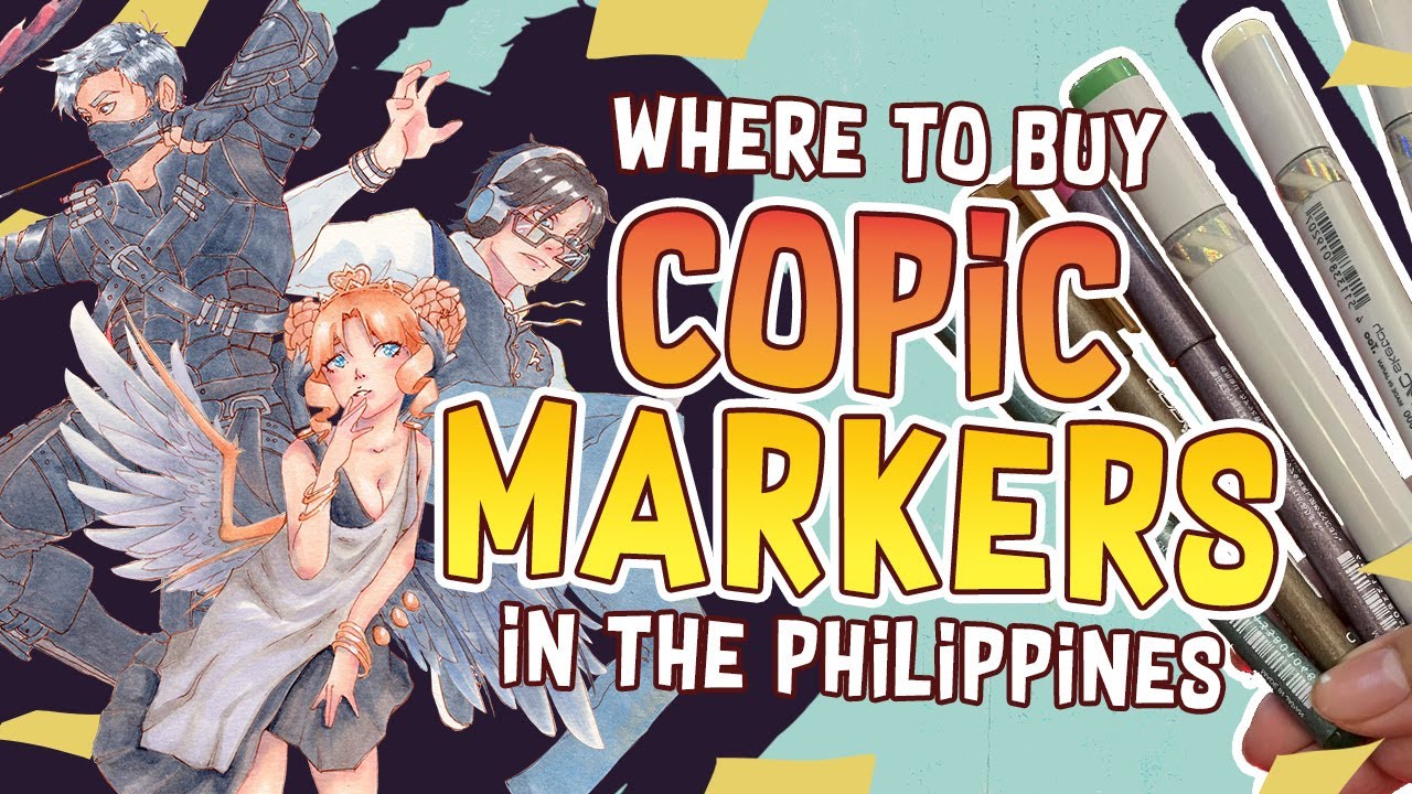Where to buy copic markers in the Philippines Art Demo YouTube
