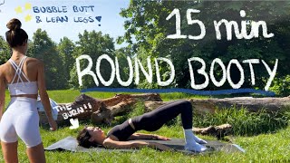 15MIN round booty pilates workout // round butt + slim thighs // no equipment