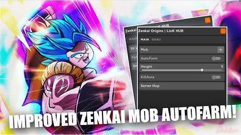 Improved Zenkai Origins Mob Autofarm | Kill Aura | Server Hop