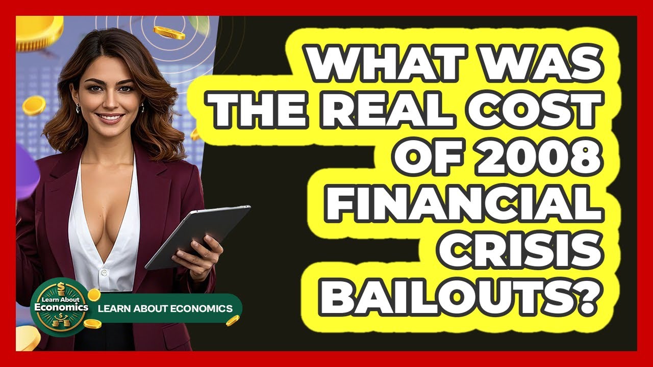 What Was The Real Cost Of 2008 Financial Crisis Bailouts? - Learn About Economics