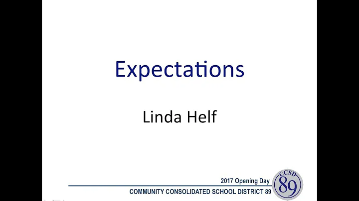 'Expectations' by CCSD 89 classroom aide Linda Helf