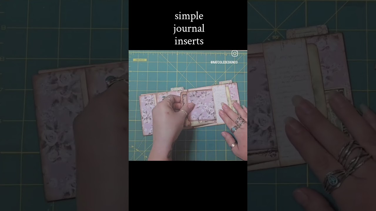 Inserts inspired by Julie @cameliacraftsdesigns Thanks for the tutorials & inspo 