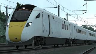 Class 801 Hochgeschwindigkeitszug East Coast Main Line Führerstandsmitfahrt Train Simulator 2017