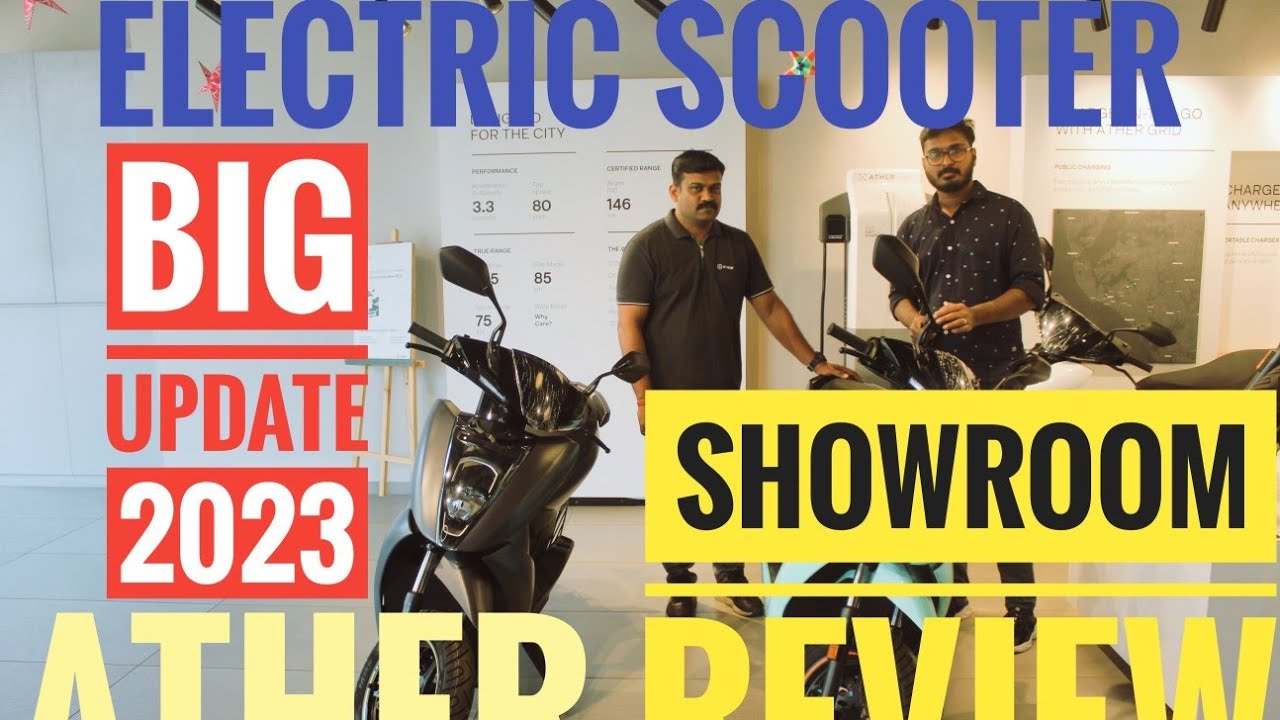 ELECTRIC SCOOTER BIG UPDATES!!!! 2023 ATHER SHOWROOM REVIEW KOLLAM