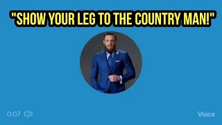Conor McGregor sings 'Step it out Mary' (Twitter Voicenote)