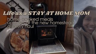 SAHM life at the New Homestead | pregnant, home cooking, grocery haul
