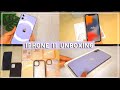 unboxing iPhone 11 in 2021 + accessories