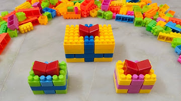 Satisfying DIY Christmas Gift box ASMR/Building Blocks/block game/lego building#asmr#buildingblocks