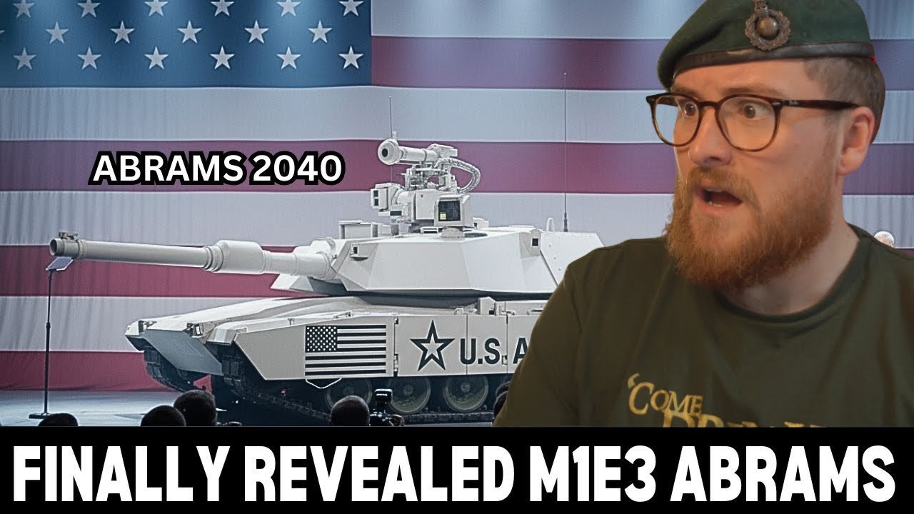 Finally U.S. Army Reveals the M1E3 Next-Gen Abrams Tank | Royal Marine Reacts!