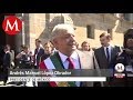 AMLO llega a Palacio Nacional