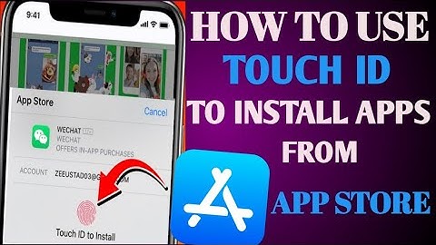 How to use Touch ID to install Apps from app store| Enable Touch ID to install Apps from app store ✅