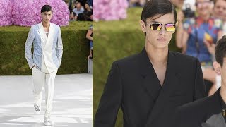 Prince Nikolai takes on the catwalk for Dior