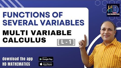 functions of several variables ,multivariable calculus (part 1) limit continuity of functions two va