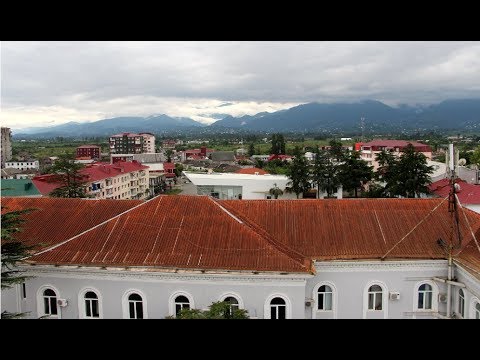 Вид центра Кобулети ქობულეთი с высоты птичьего полета 25 06 2015 Аджария Грузия