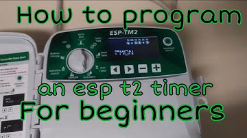 Rain bird esp T2 programming for beginners @progreengroundservices4038