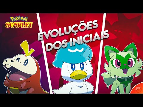 Os INICIAIS e suas EVOLUÇÕES - Pokémon Scarlet & Violet #pokemon  #pokemonscarlet #pokemonviolet 