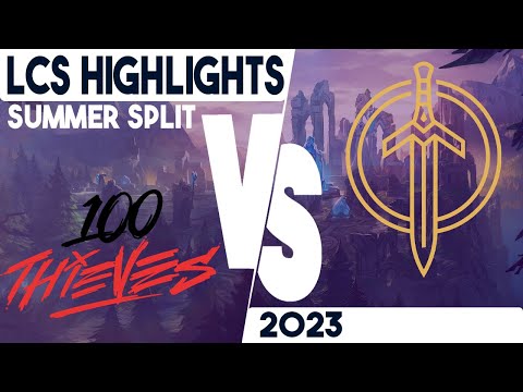 100 vs GG Highlights Week 6 Day 3 | LCS Summer 2023 | 100 Thieves vs Golden Guardians