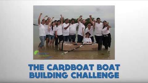 The Cardboard Boat Building Challenge - Jambar Team Building