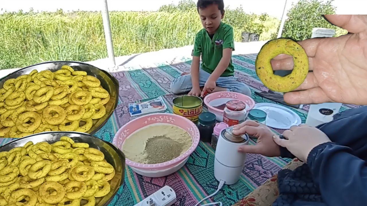 اساور الكعك الفلسطيني مع روتين الفلسطينية بيوم رمضاني