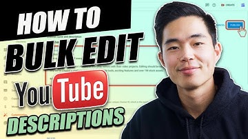 How To Bulk Edit YouTube Descriptions (Step by Step)