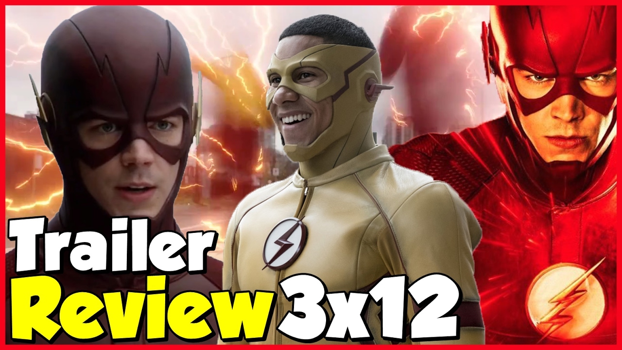The flash 3x12 trailer review carrera kid flash vs the flash temporada