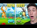 Pokémon GO in 2016 vs 2022!