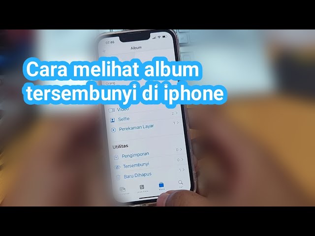 cara melihat foto yang disembunyikan di iphone