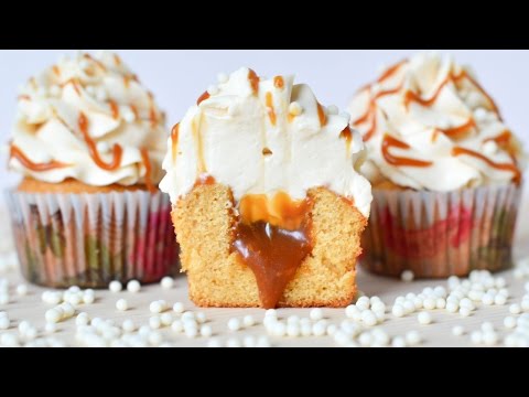 Карамельные капкейки ☆ Соленая карамель ☆ Caramel cupcakes