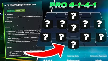 🔥 Upgrade Your FC 26 Tactics Post Patch NOW! The PRO 4-1-4-1 Is the NEW WINNING META!